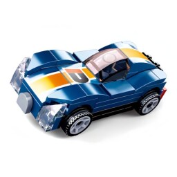Sluban Power Bricks Natahovací auto modrý sporťák